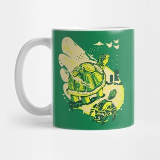 Turtle flying II Mug